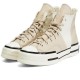 Chuck 70 High Plus Logo Collage Beach Stone