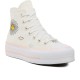 Women Chuck Taylor All Star Lift Platform High Floral Embroidery Women