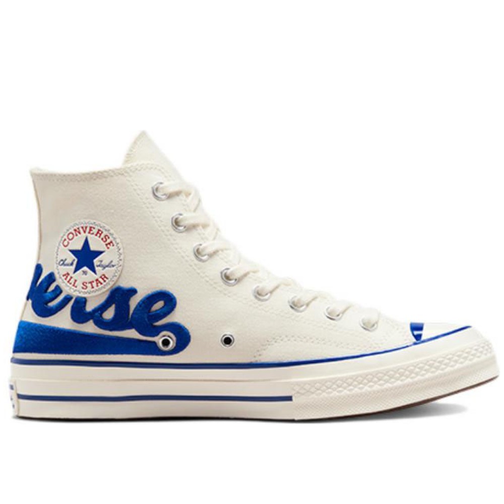 Chuck 1970s High Milk White Blue