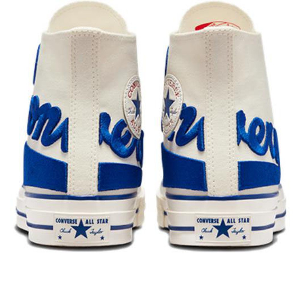 Chuck 1970s High Milk White Blue