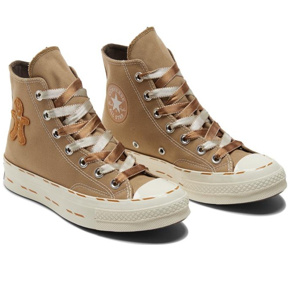 Chuck Taylor All Star 70 Hi Christmas Pack Gingerbread Man Khaki