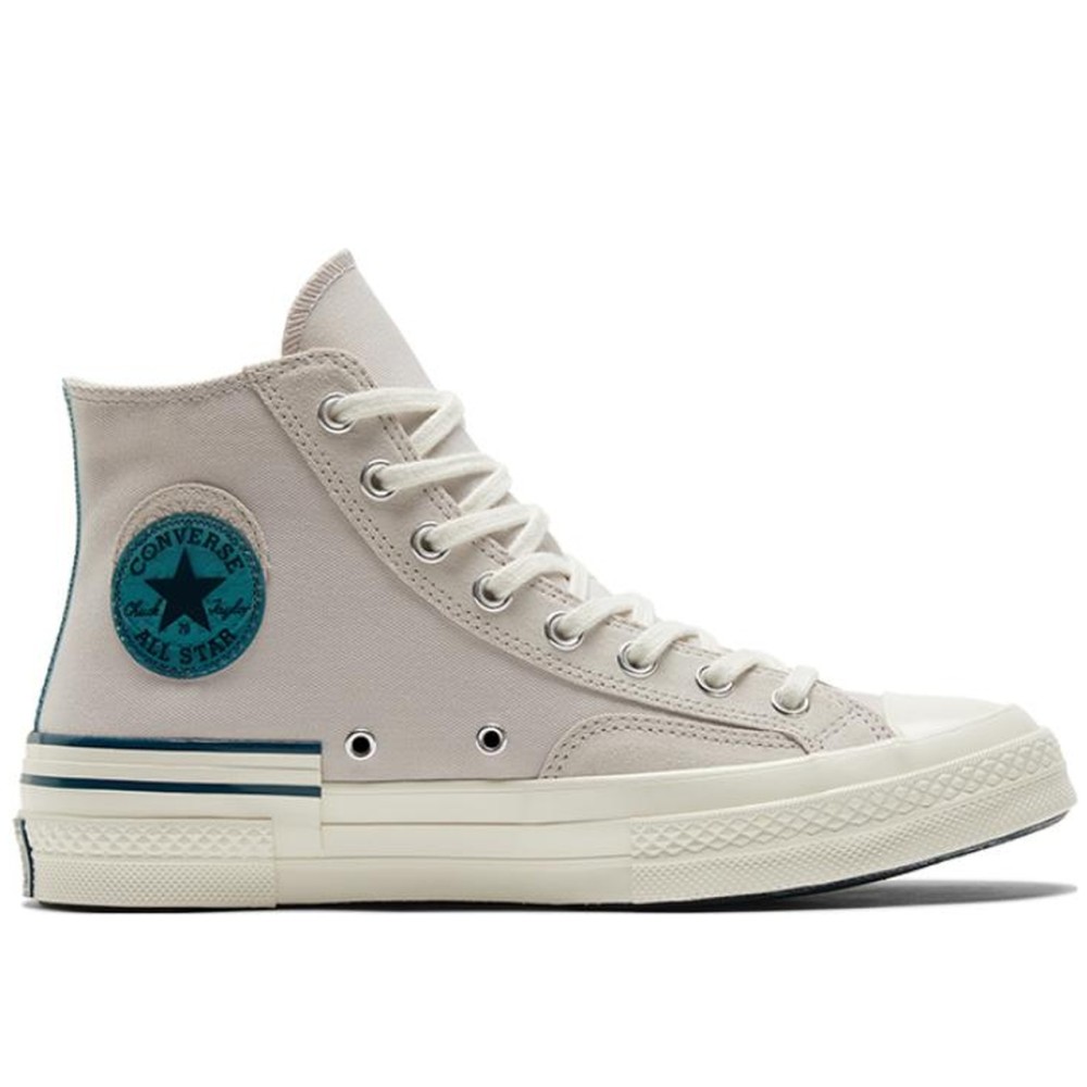Chuck 70 High Grey Ivory Blue