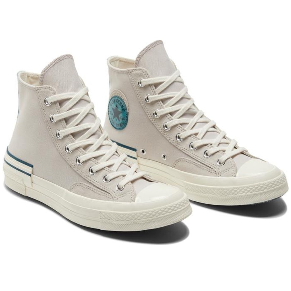 Chuck 70 High Grey Ivory Blue