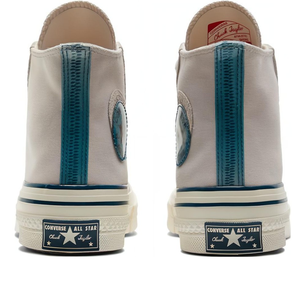 Chuck 70 High Grey Ivory Blue