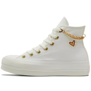 Chuck Taylor All Star Platform Gold Chain Thriftshop Yellow Women