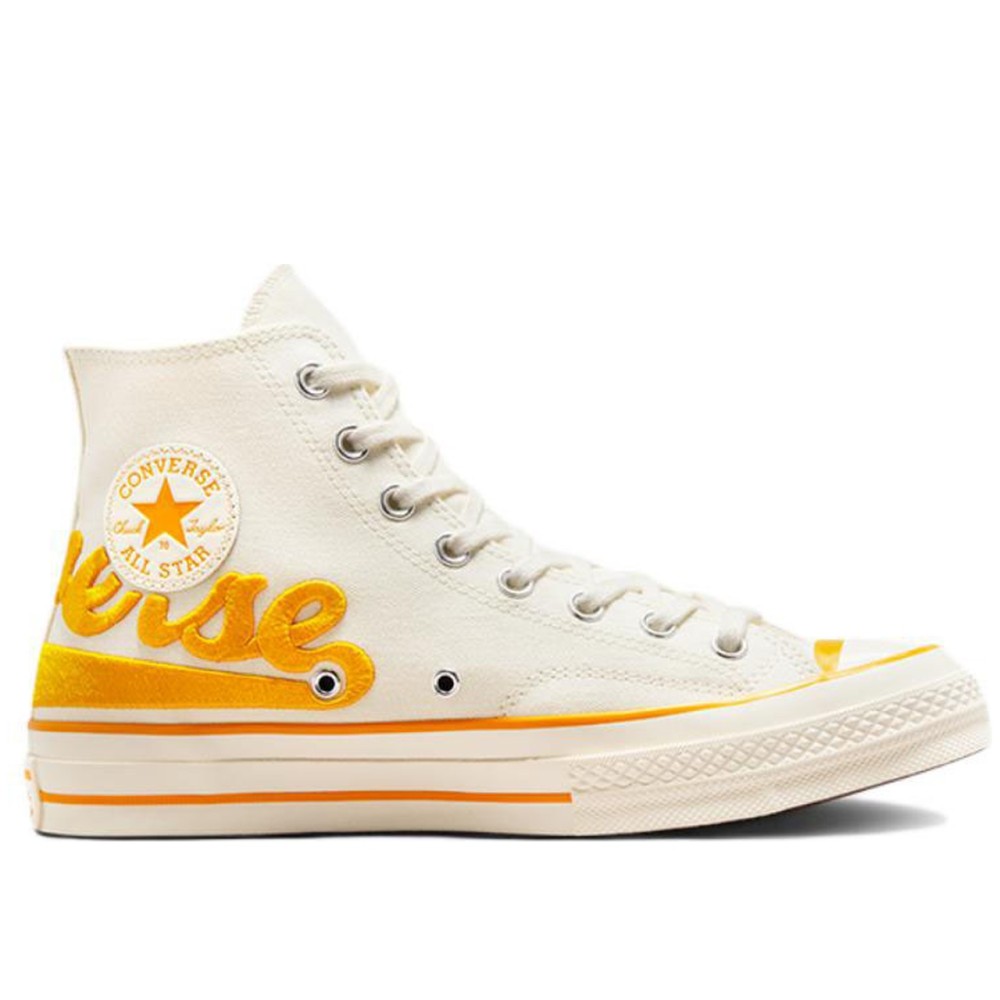 Chuck 70 High Classic White Orange