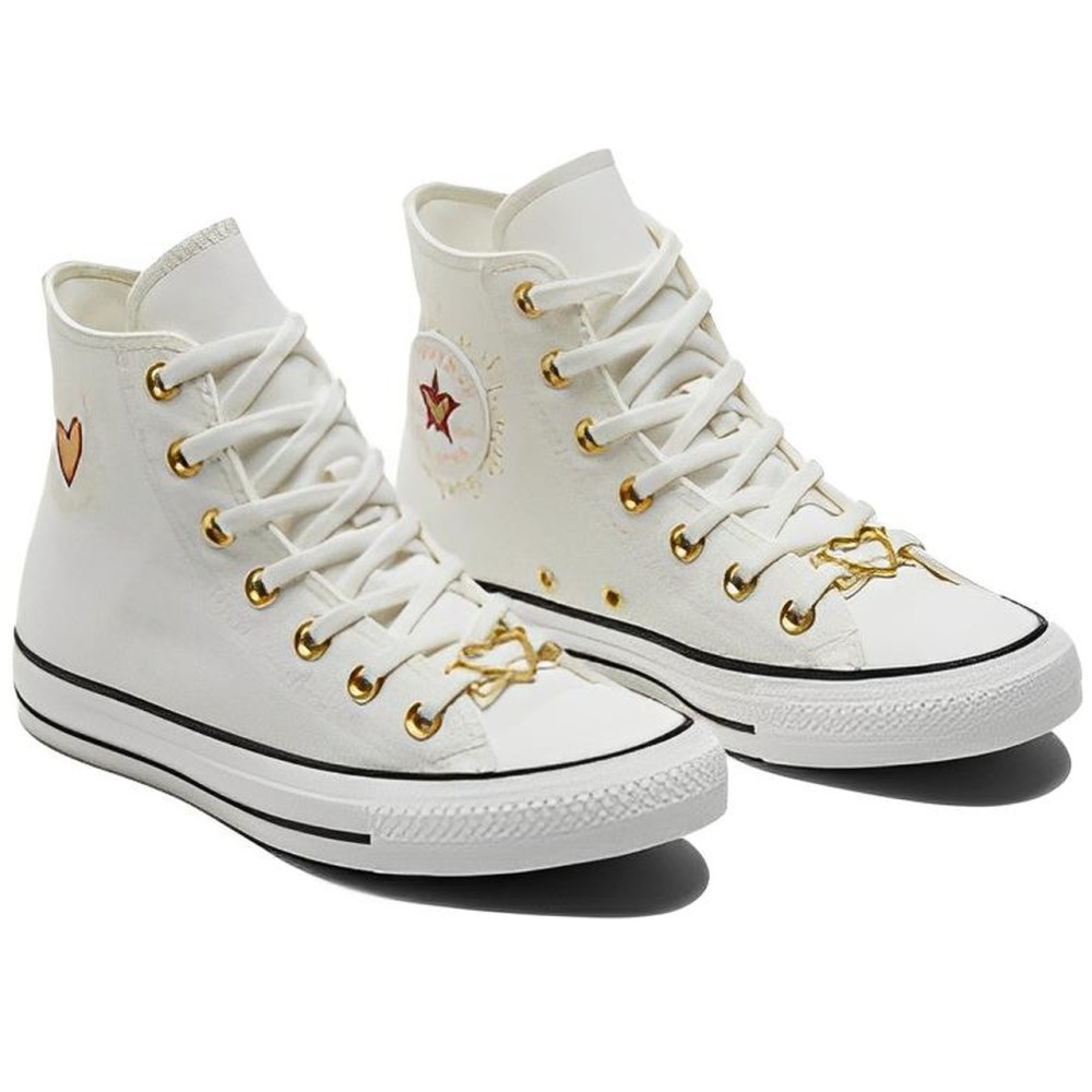 Women Chuck Taylor All Star High Valentine S Day 2023 Vintage White Women