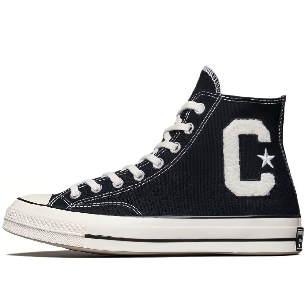 Chuck Taylor All Star 1970s Varsity Letter Black