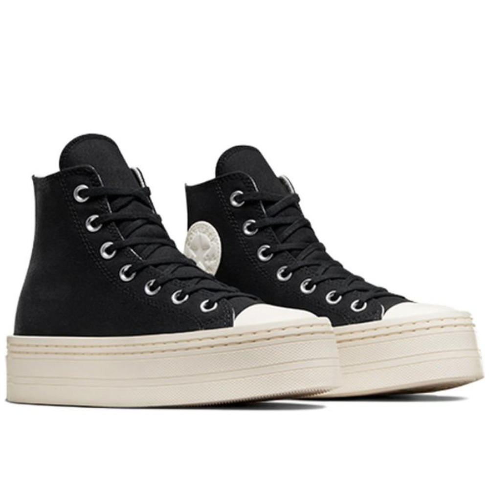 Chuck Taylor All Star Modern Lift Platform Canvas Black Egret Women