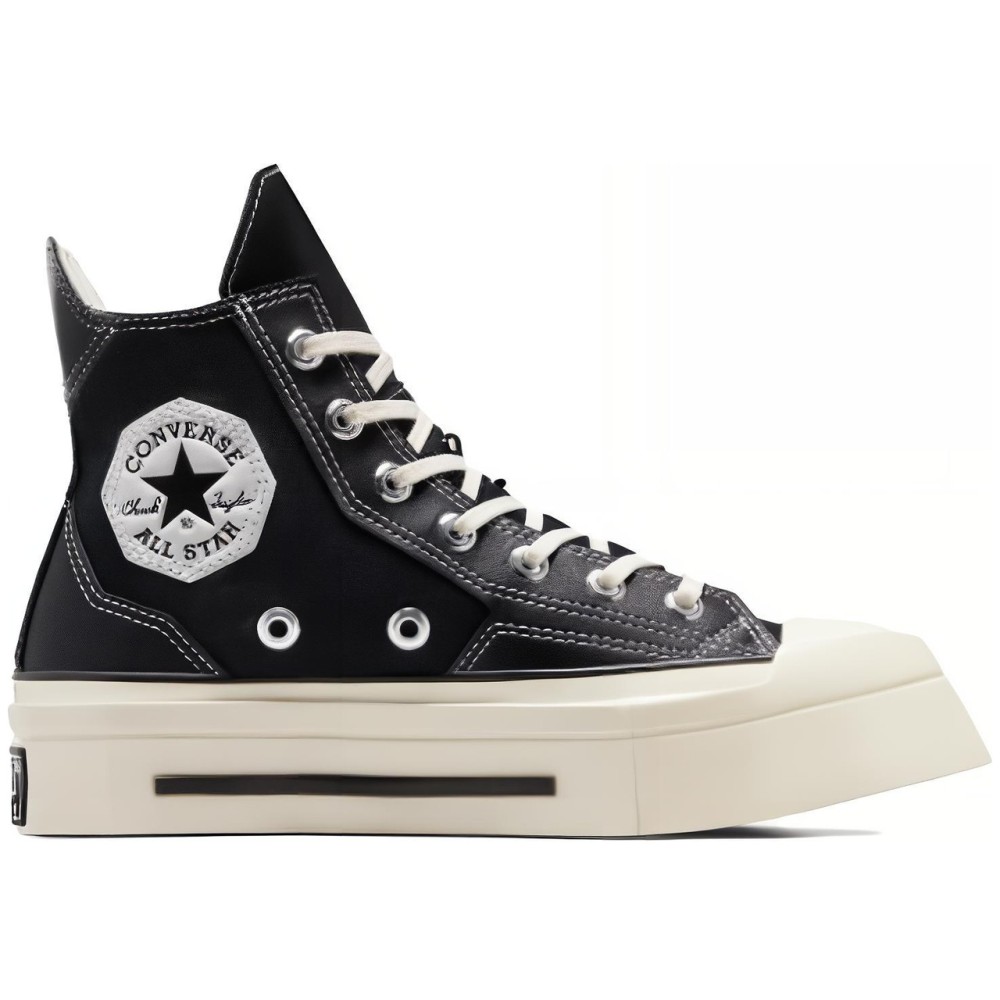 Women Chuck 70 De Luxe Squared High Black Egret