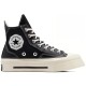 Women Chuck 70 De Luxe Squared High Black Egret