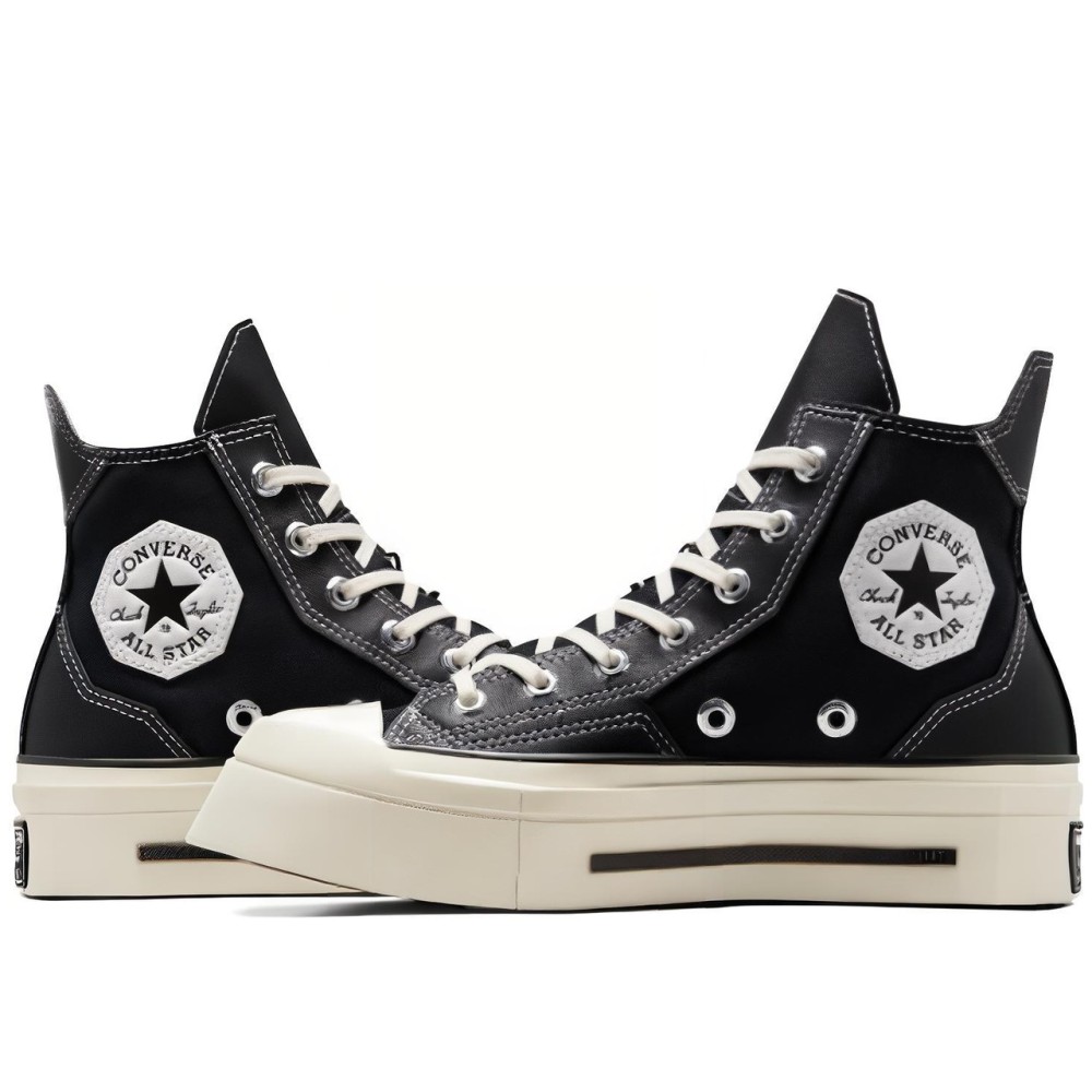 Women Chuck 70 De Luxe Squared High Black Egret
