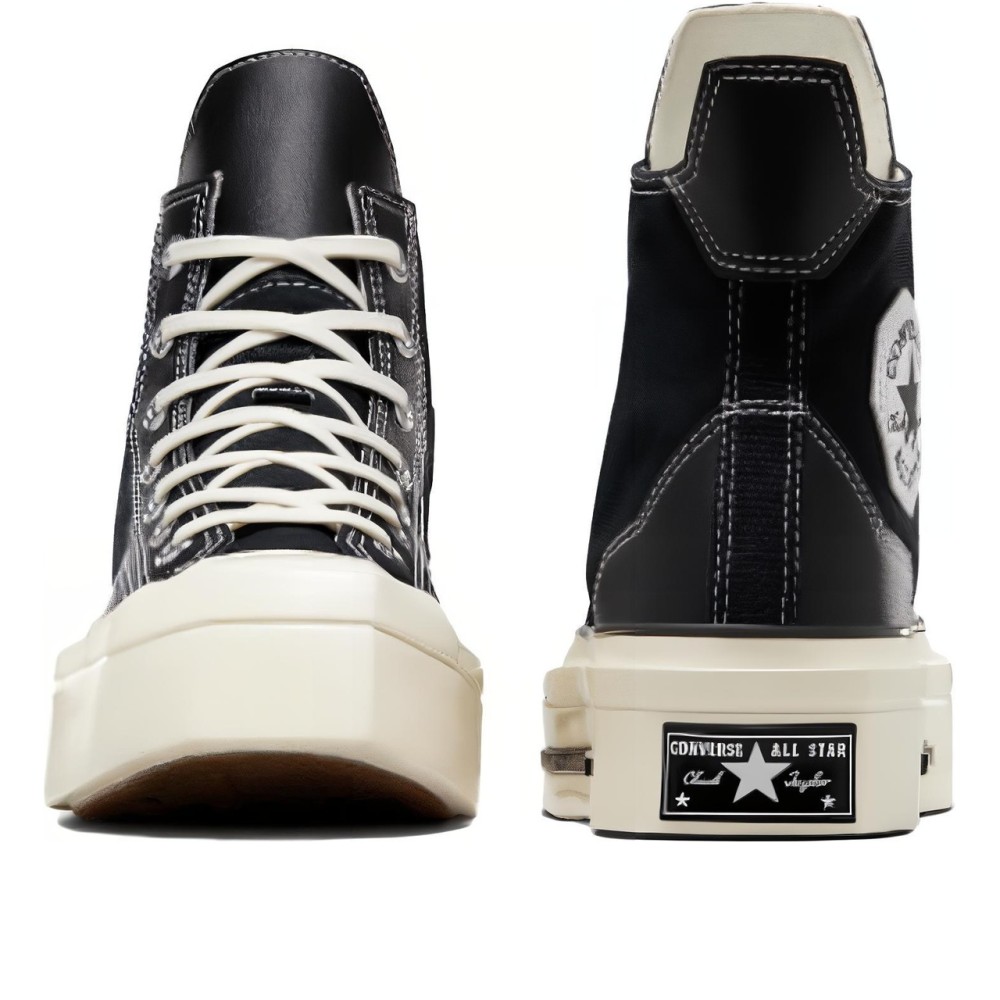 Women Chuck 70 De Luxe Squared High Black Egret
