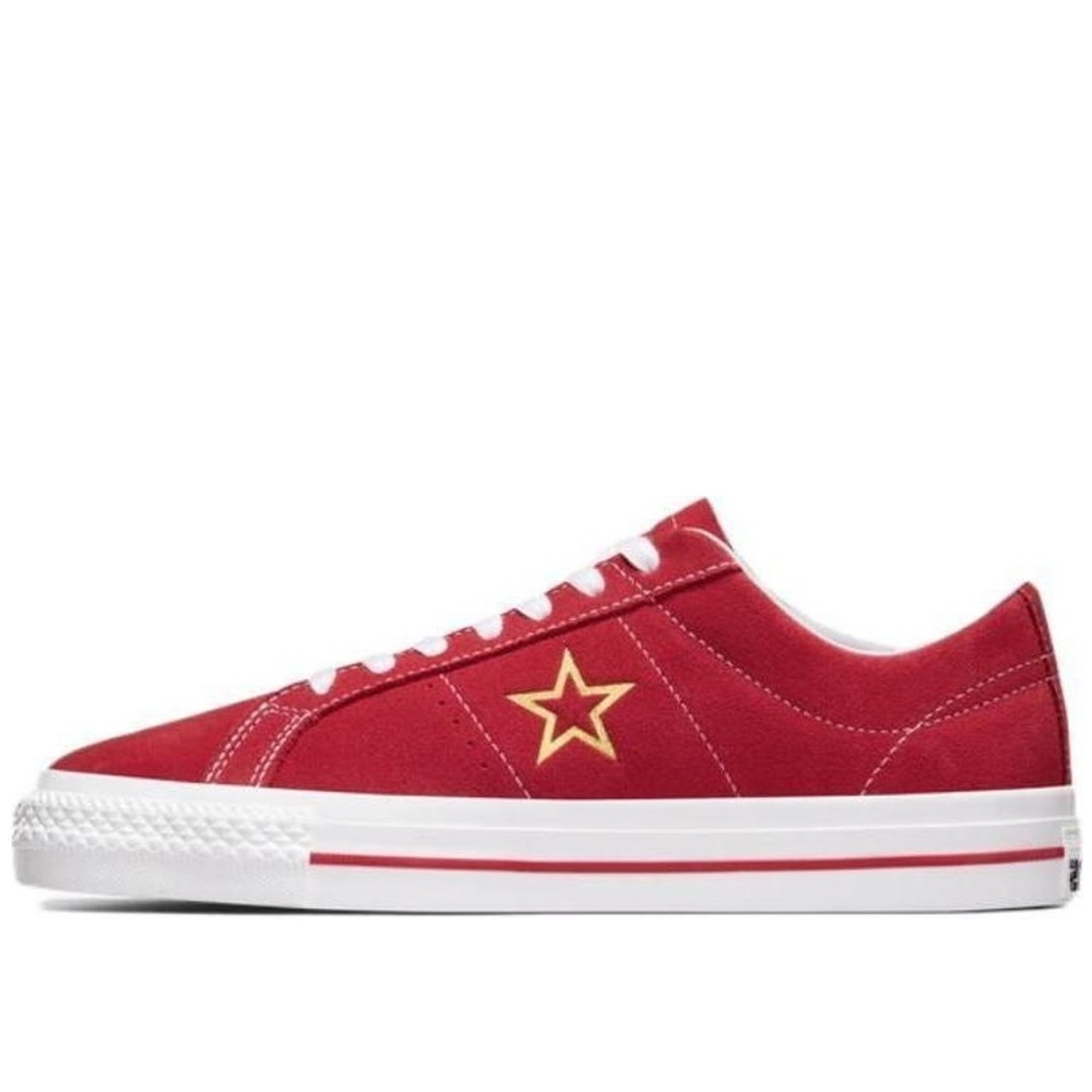 One Star Pro Suede Low Varsity Red