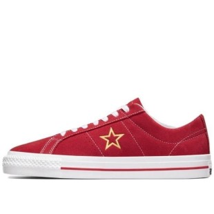 One Star Pro Suede Low Varsity Red