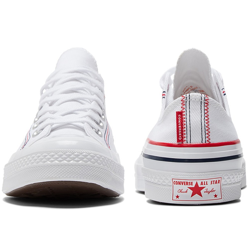 Chuck 70 Retro Low Denim White