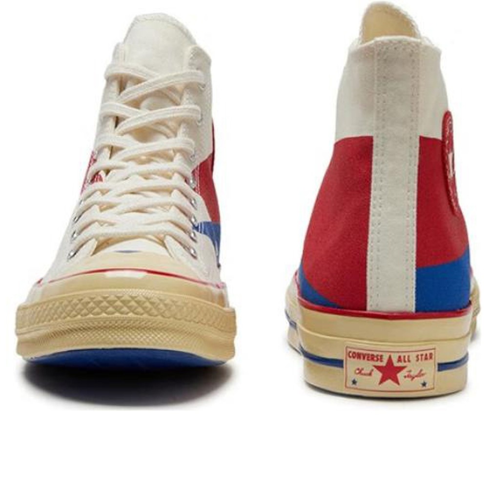 Chuck 70 Egret Red Blue