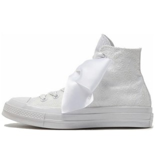 Chuck Taylor 70s High Tops Floral Embroidered White Women