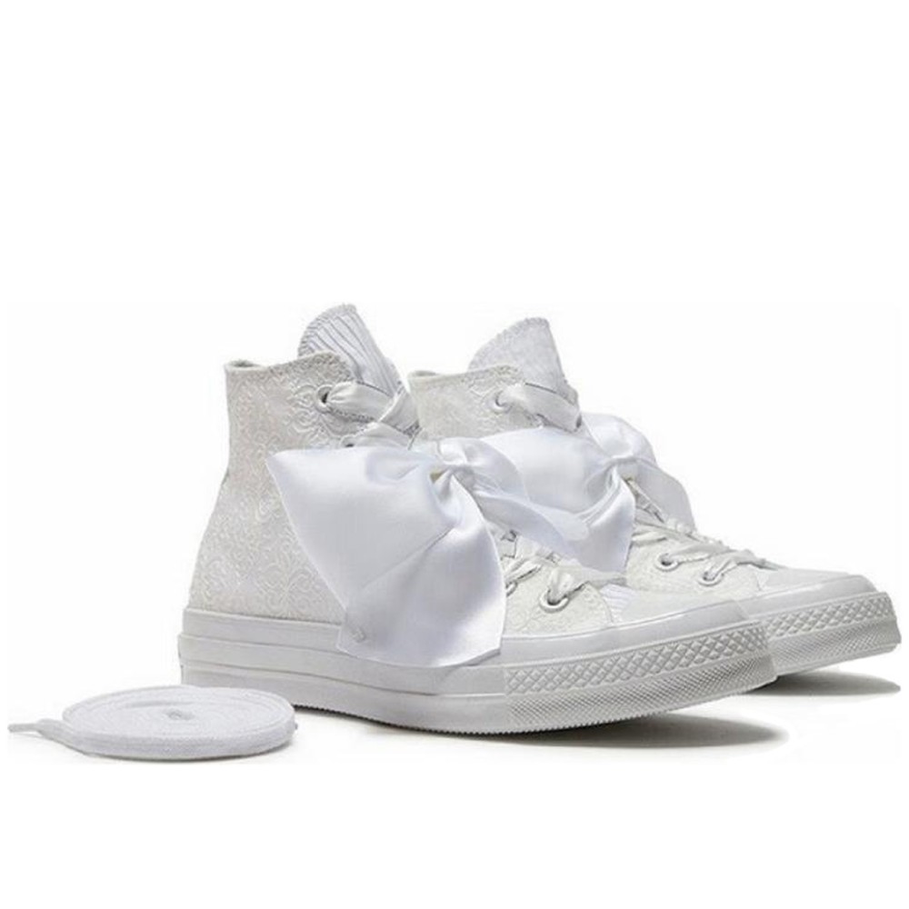 Chuck Taylor 70s High Tops Floral Embroidered White Women
