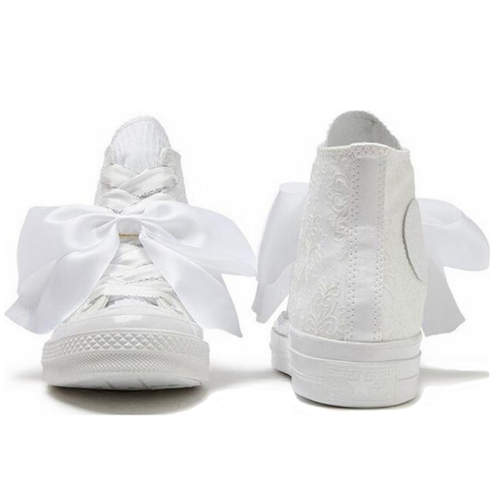Chuck Taylor 70s High Tops Floral Embroidered White Women