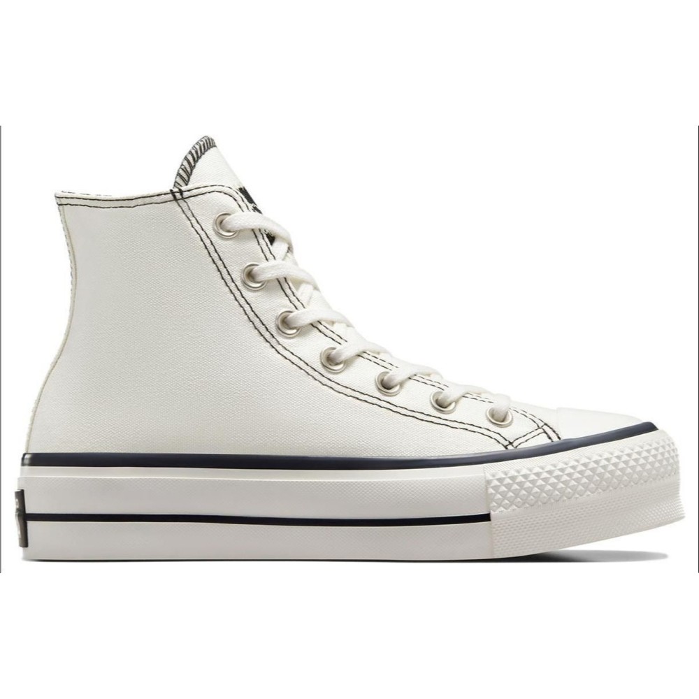 Chuck Taylor All Star Lift Platform Hi White Black Women