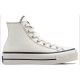 Chuck Taylor All Star Lift Platform Hi White Black Women