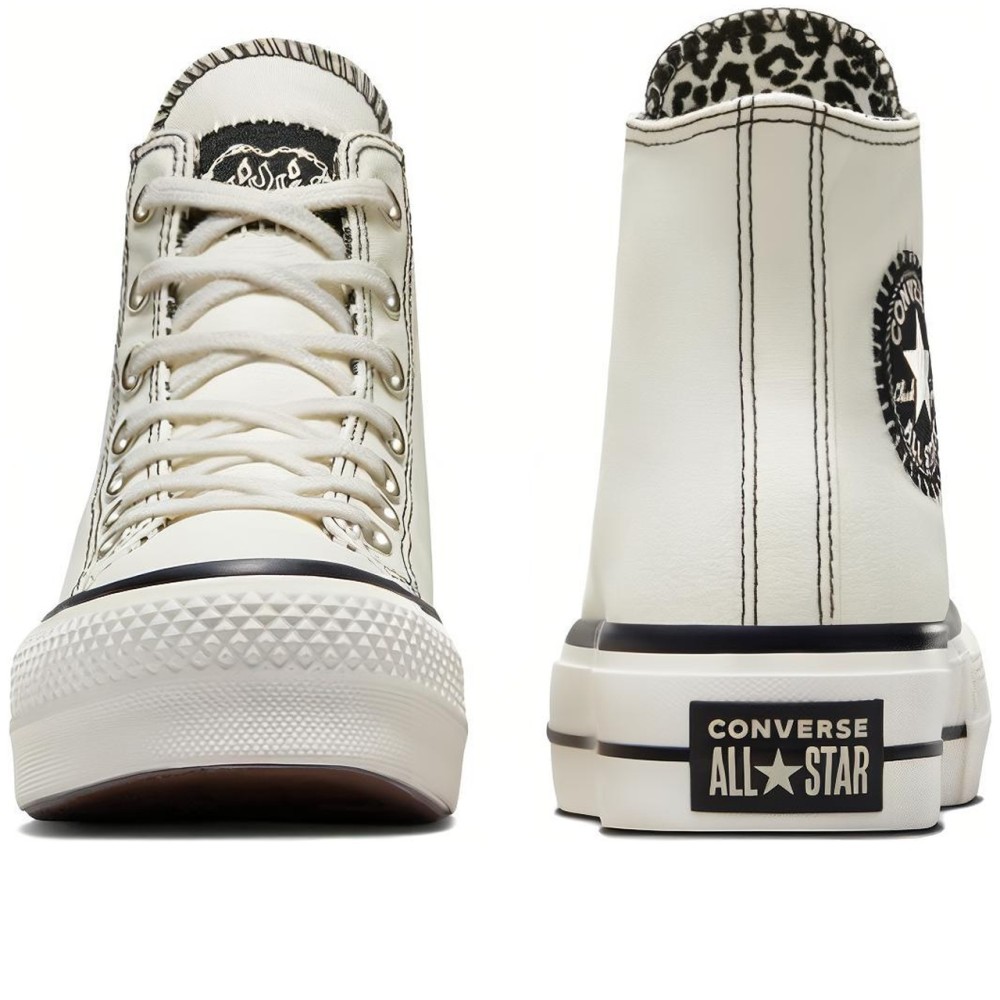 Chuck Taylor All Star Lift Platform Hi White Black Women
