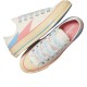Chuck 70 Low Beige Pink Blue Abstract