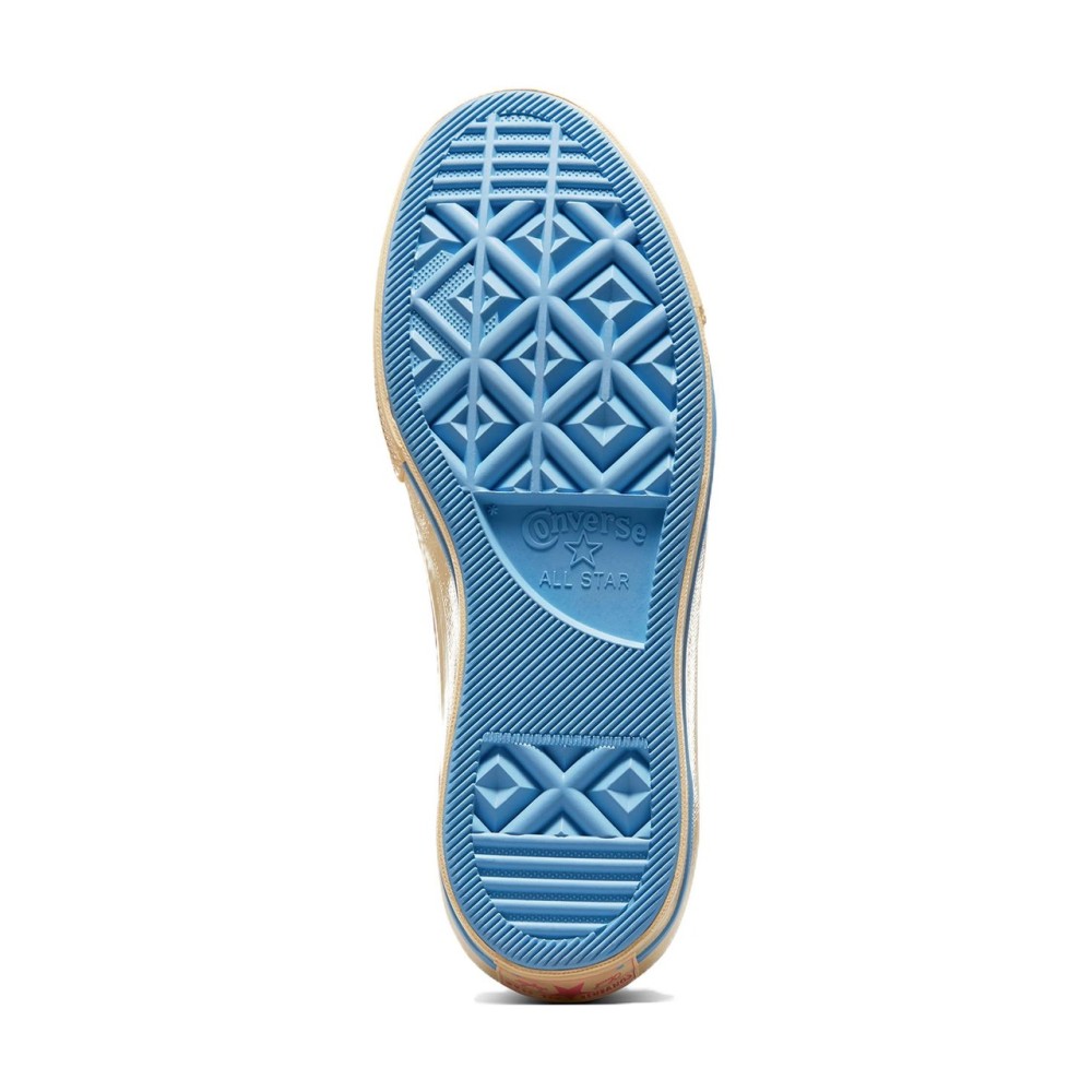 Chuck 70 Low Beige Pink Blue Abstract