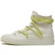 Chuck 70 High Double Laces White Green
