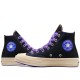 Chuck 70 High Ribbon Laces Black Blue Flame