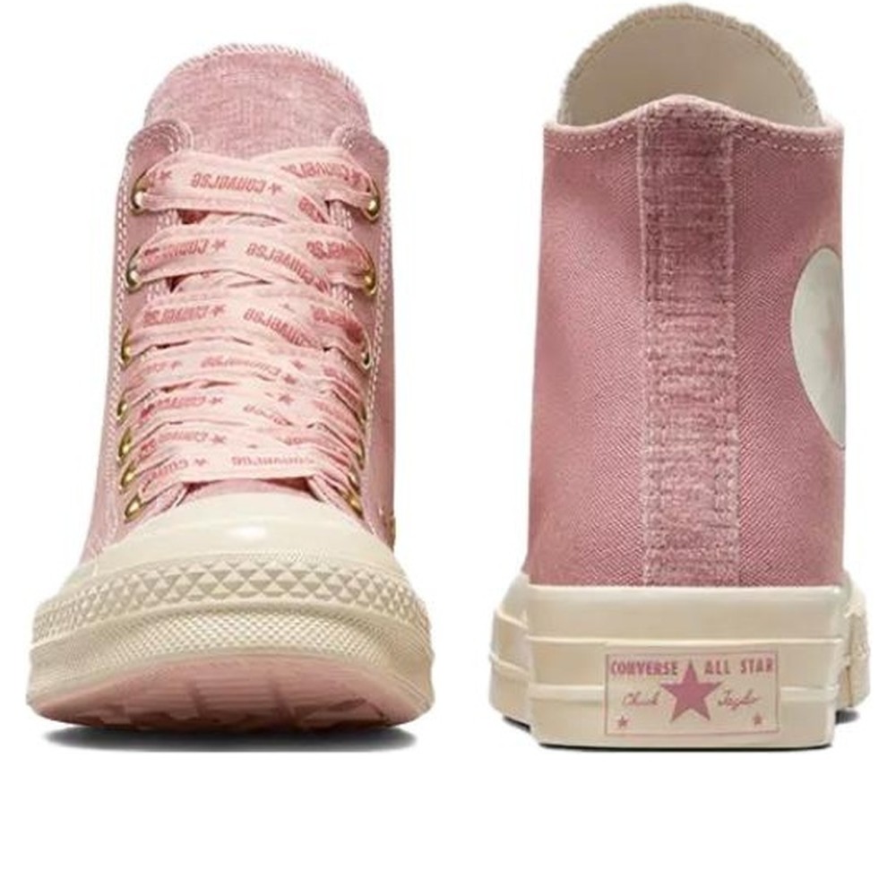 Chuck 70 High Ribbon Laces Night Flamingo