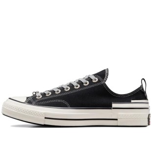 Chuck 70 Hacked Heel Low Black Reflective