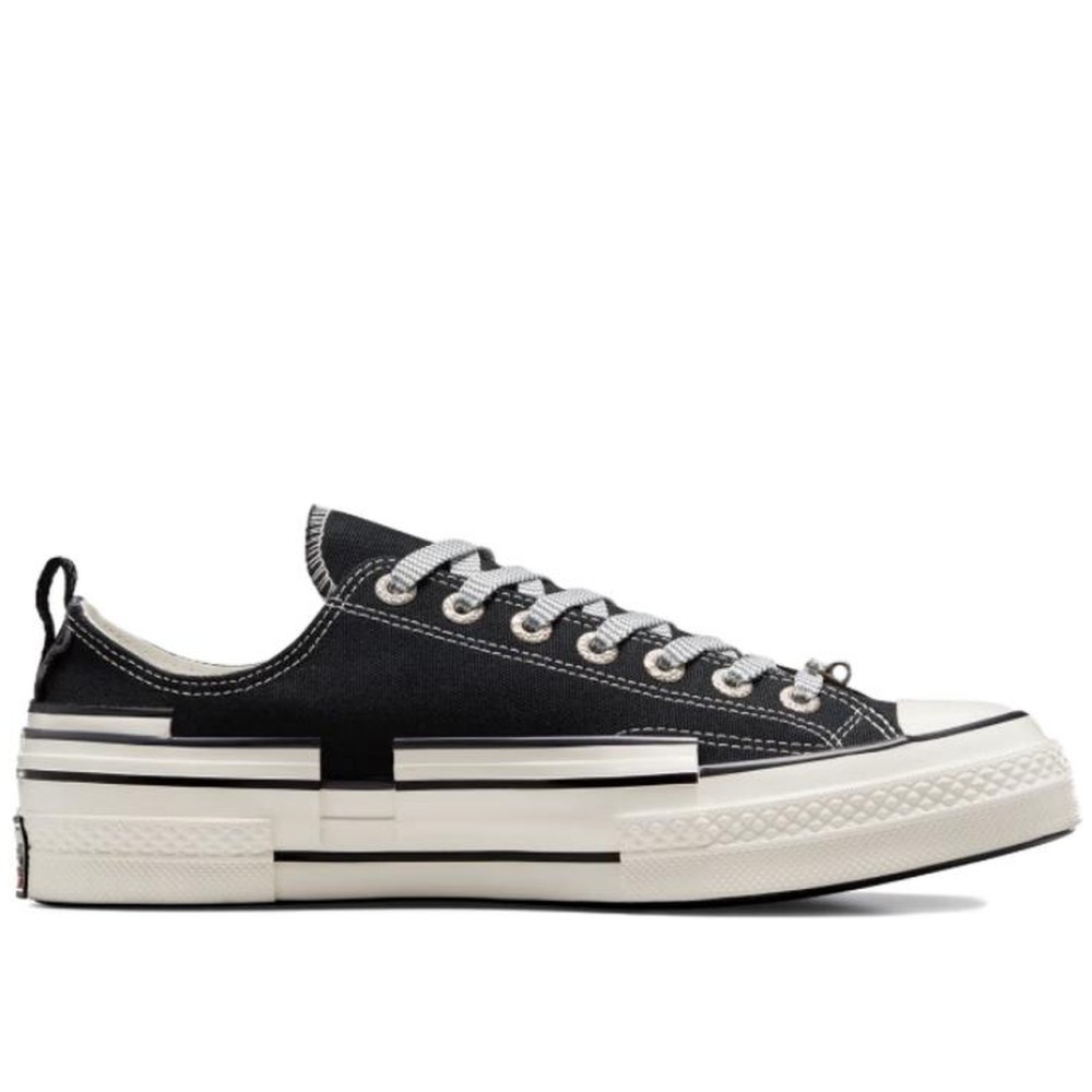 Chuck 70 Hacked Heel Low Black Reflective