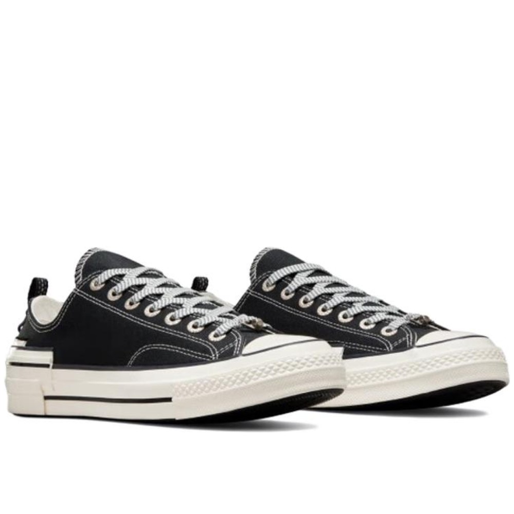 Chuck 70 Hacked Heel Low Black Reflective