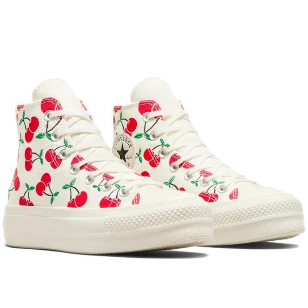 Women Chuck Taylor All Star Lift Platform High Cherries Women