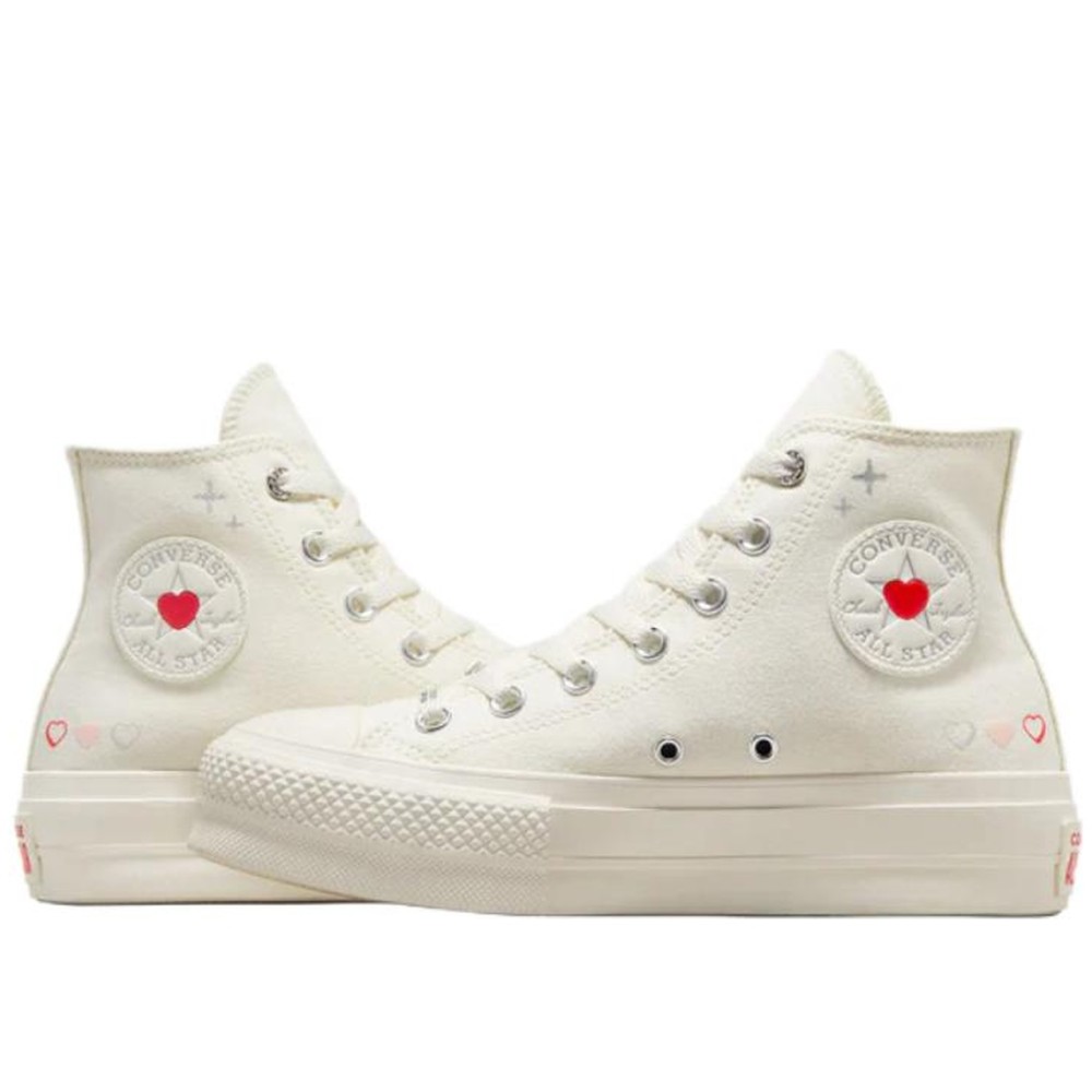 Women Chuck Taylor All Star Lift Platform High Y2k Heart Women