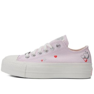 Women Chuck Taylor All Star Lift Platform Low Y2k Heart Women