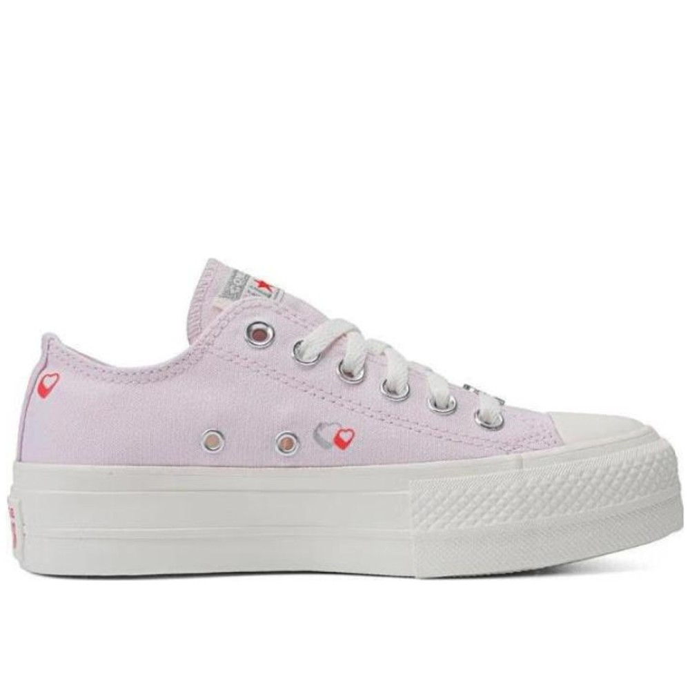 Women Chuck Taylor All Star Lift Platform Low Y2k Heart Women