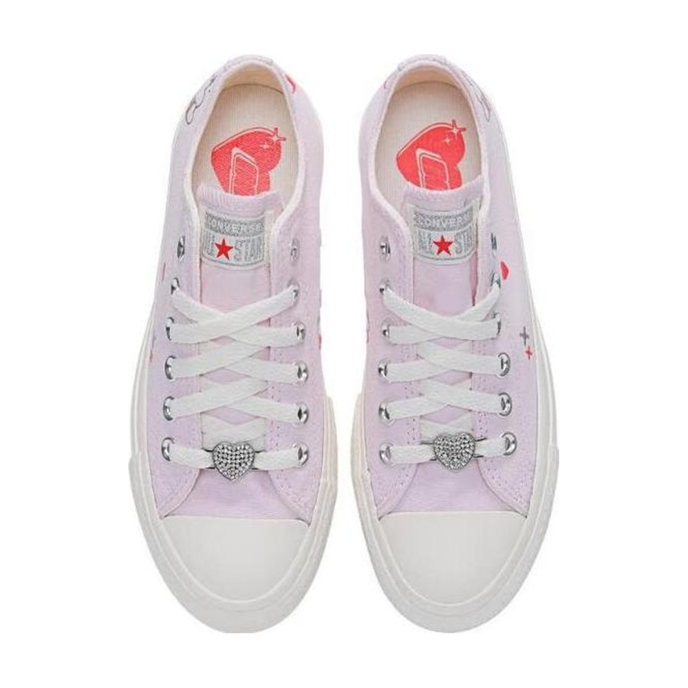 Women Chuck Taylor All Star Lift Platform Low Y2k Heart Women