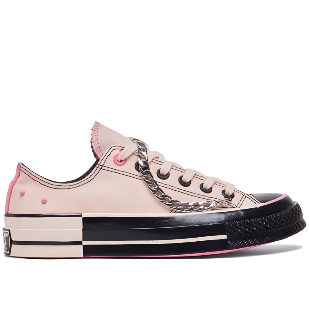 Low Canvas Unisex Pink Black