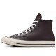 Chuck 70 High Heritage Color Leather Coffee Nut
