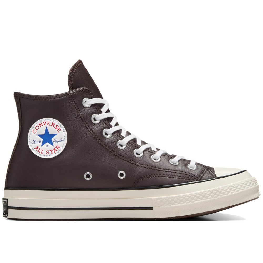 Chuck 70 High Heritage Color Leather Coffee Nut