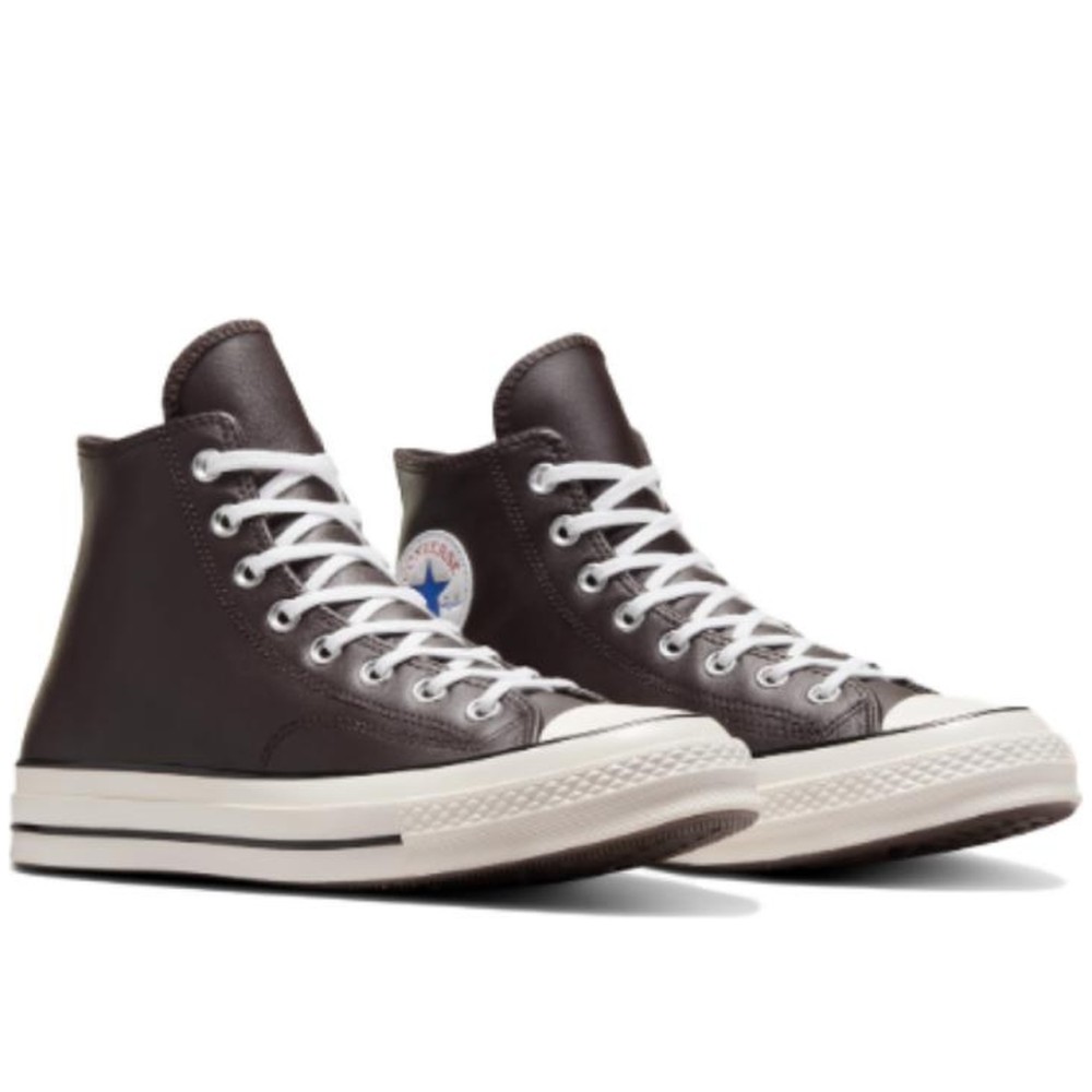 Chuck 70 High Heritage Color Leather Coffee Nut