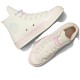 1970s High Canvas Unisex White Pink