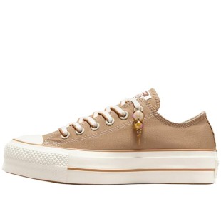Women Chuck Taylor All Star Lift Low Khaki Charm Women