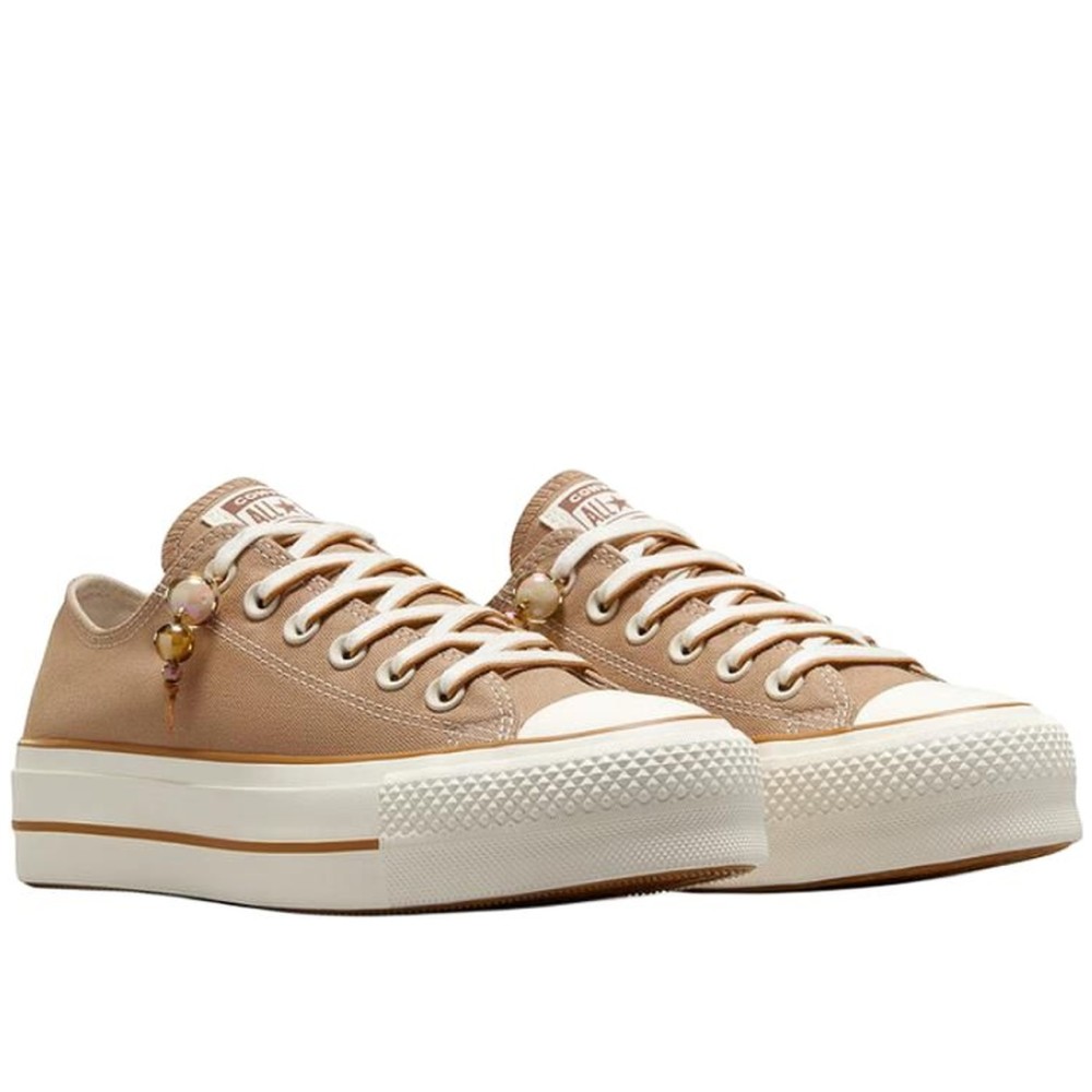 Women Chuck Taylor All Star Lift Low Khaki Charm Women