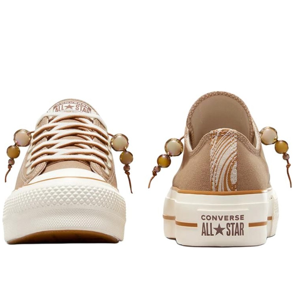 Women Chuck Taylor All Star Lift Low Khaki Charm Women