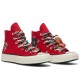 Chuck 70 High X Mas Gingerbread Knit Sock Red