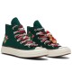 Chuck 70 High X Mas Gingerbread Knit Sock Midnight Clover Women